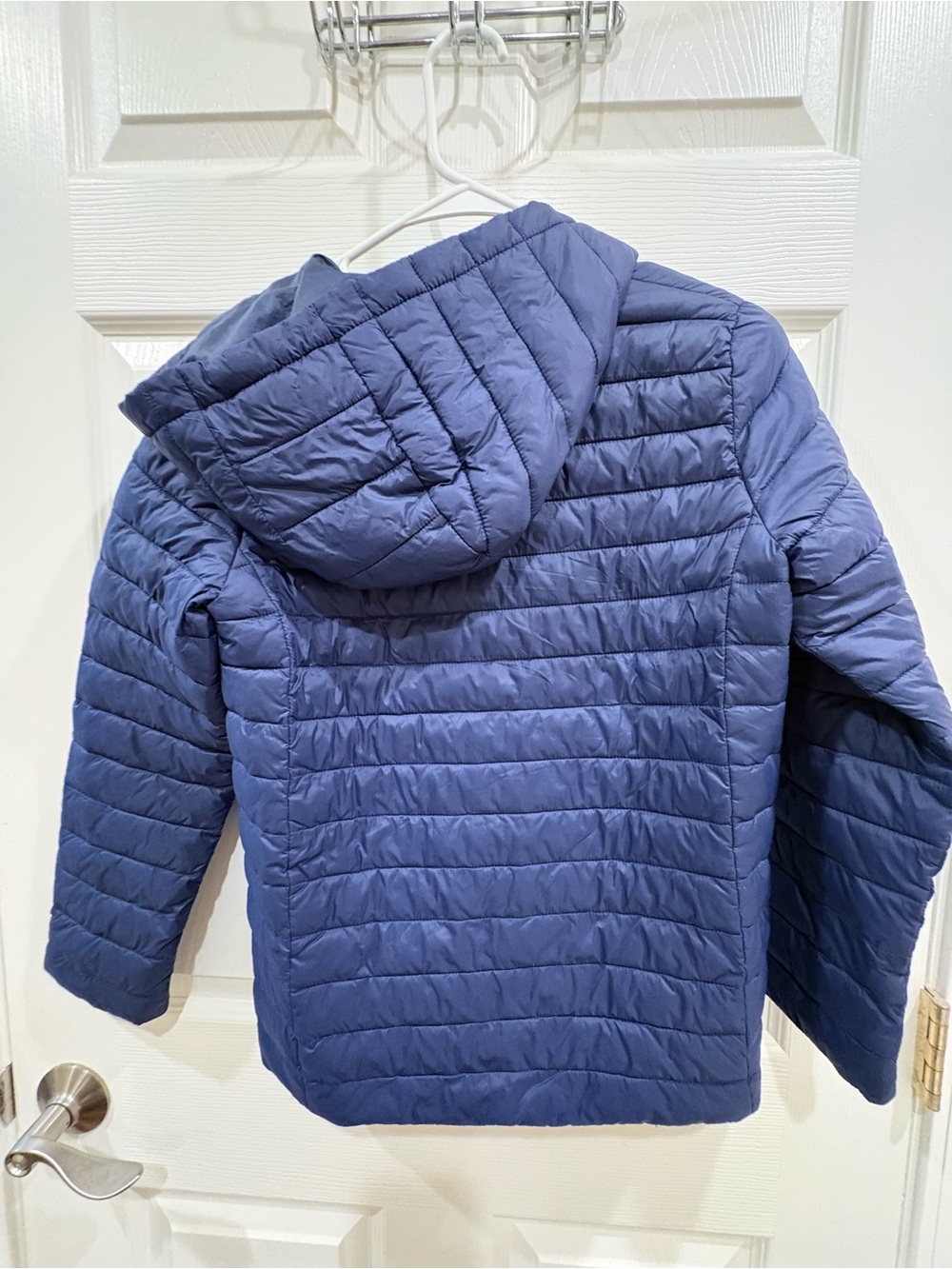 Lands' End Kids Navy Quilted Packable Puffer Jacket - Picture 3 of 3
